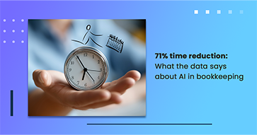 71% time reduction: What the data says about AI in bookkeeping